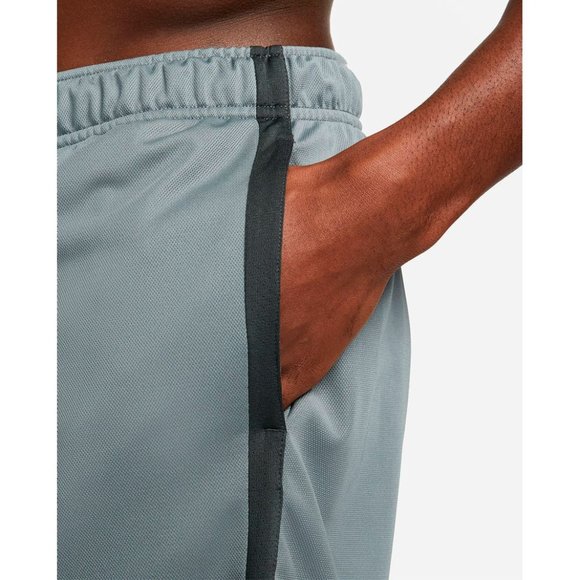 Nike Dri-FIT Knit Hybrid Men's Training Gym Shorts Grey 2XLT - Picture 5 of 8